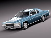 Cadillac DeVille Coupe 1977 3D Model