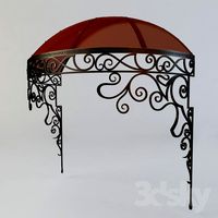 Forged round visor