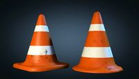 Traffic Cones 3D Model