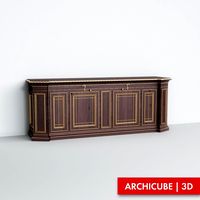 Classic Commode 3D Model