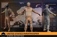 US Paratrooper Soldier
