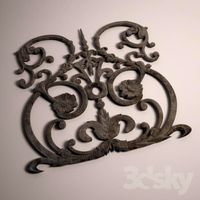 Carved baluster