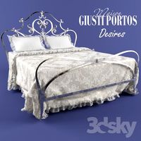 Wrought iron bed Giusti Portos Desires