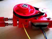 Greg Wade Bowden Extruder, Delta Bad Boy 3d printer by pindemand