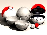 Pokeball 3D Model
