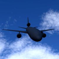 Commercial Plane 3D Model