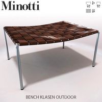 Minotti Klasen Outdor Bench