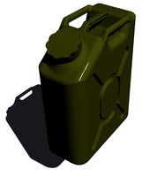 Plastic Military Jerry Can 3D Model