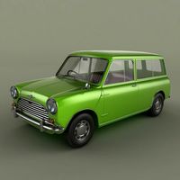 Morris Mini Minor Traveller 3D Model