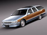 Buick Roadmaster 1996 3D Model
