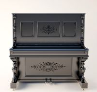 Piano Becker 3D Model