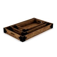 Wooden Trays 3D Model