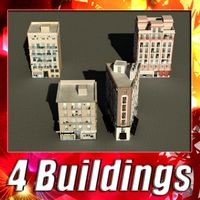 3D Models Building Collection 17  20 3D Model