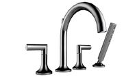 Odin Chrome 4-Hole Roman Tub with Hand Shower by Brizo T67475-PC
