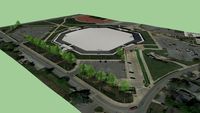 Bud Walton Arena landscape