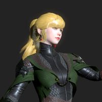 Aida S1: young female knight