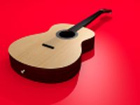 Acoustic guitar 3D Model