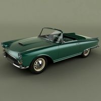 Auto Union 1000 SP Cabriolet 3D Model