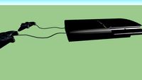 Playstation 3 with gamepad