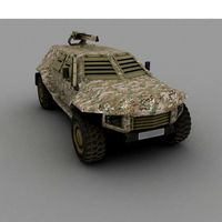 Army car 3D Model