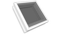 VELUX VCE 2222 (Detailed) - Curb Mounted Electric Venting Skylight