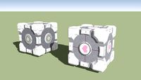Aperture Science Weighted Storage and Companion Cube
