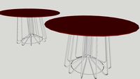 Zanotta bigwire dining table