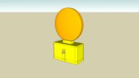 Roadworks Warning Lamp - Yellow Beacon