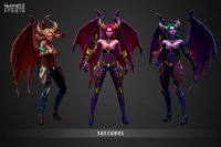 Modular Fantasy Stylized Succubus Hero