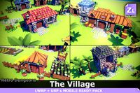 Ultimate Lowpoly Modular Village Kit - Indie RPG Assets [Mobile Ready]