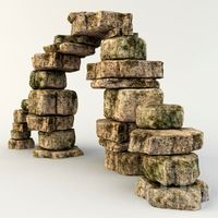 Set of stones for rocks