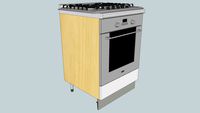 Base da 60cm con Forno e Piano cottura