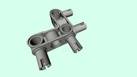 Lego Technic Connector Block 5 Sock 4 Conn