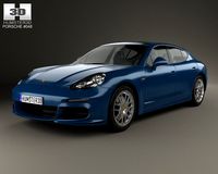 Porsche Panamera 4S 2014 3D Model
