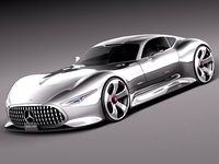 Mercedes Benz Vision Gran Turismo Concept 3D Model