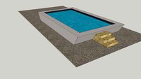 piscina cuadrada