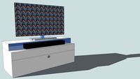 TV-Schrank + LED- Fernseher