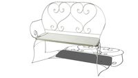 ST GERMAIN (Banquette st Germain, Maisons du monde, ref 111124, 139