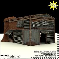 Slums Building 1 3D Model