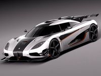 Koenigsegg One1 2014 3D Model