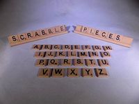 SCRABBLE Pieces and Rack by jjpowelly