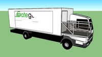 Gate Gourmet Airport Catering Truck Down