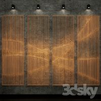 The panel on the wall