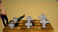 Flanged pipe connectors (cross) - pipe connectors - short / med / Long cross connectors