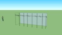 Rough sketch of pullup bar setup for The Core Studio #2