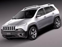 Jeep Cherokee Euro 2014 3D Model