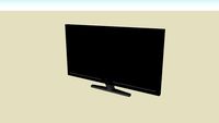 52' television with stand.