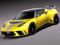 Lotus Evora GTE 2012 3D Model