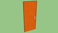 Porte entree 90 cm