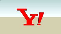 Yahoo Logo - Sketchup 5.